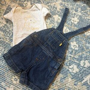 Denim Blue Kids Overalls